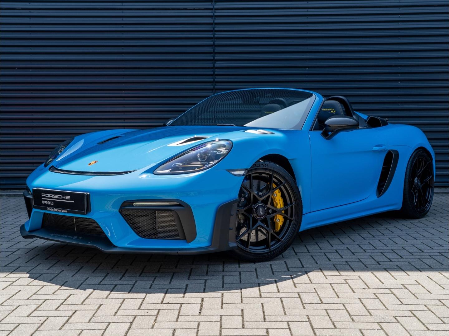 Porsche 718 Spyder RS 1 Hd. 4850km PTS rivierablau PCCB