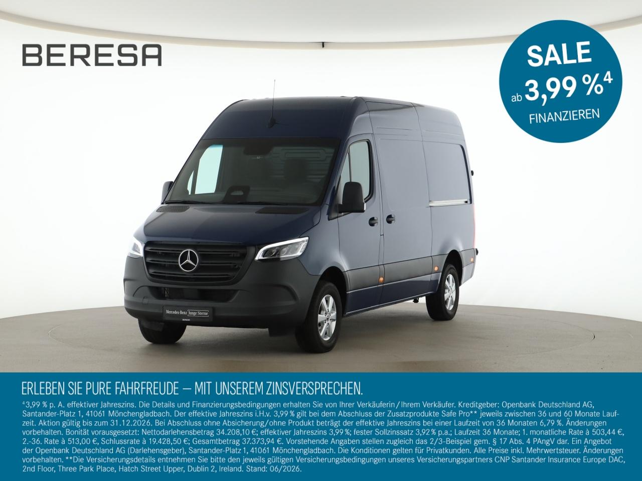 Mercedes-Benz Sprinter 317 CDI Kasten Hoch Pro AHK Distr. LED