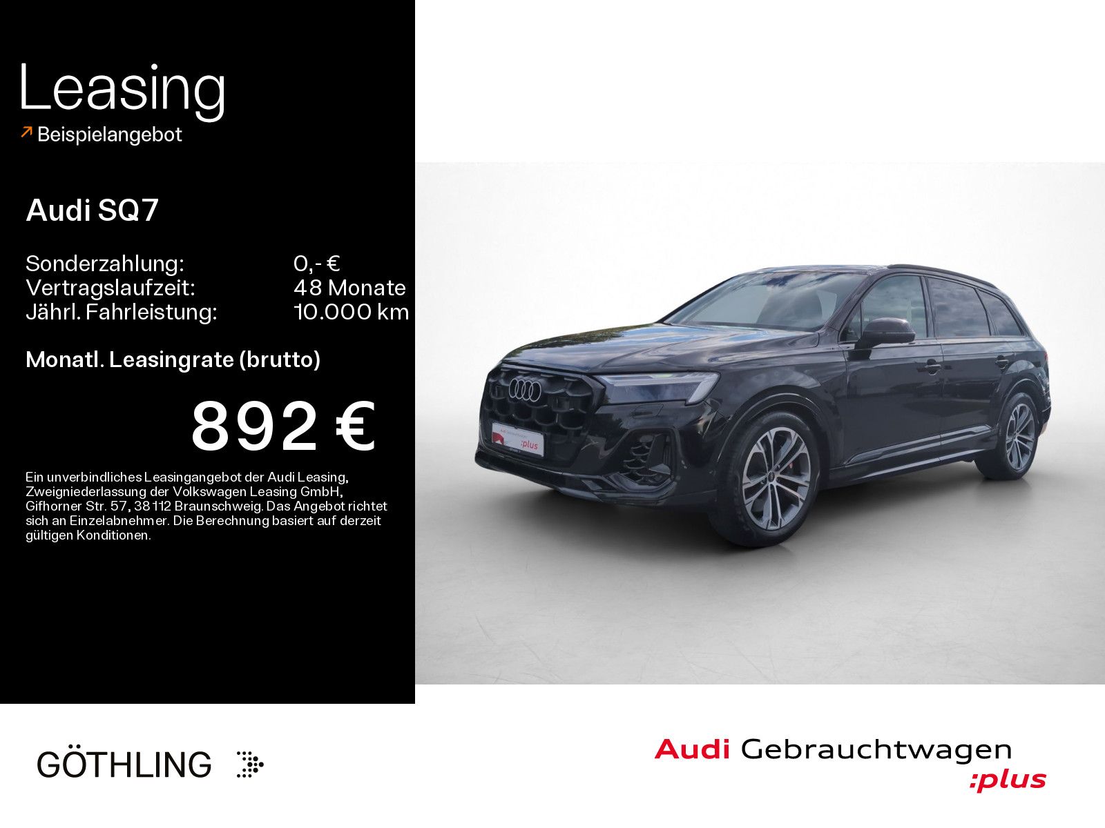 Audi SQ7 TFSI quattro 7Sitzer*Matrix*Air*HuD*B&O*Pano