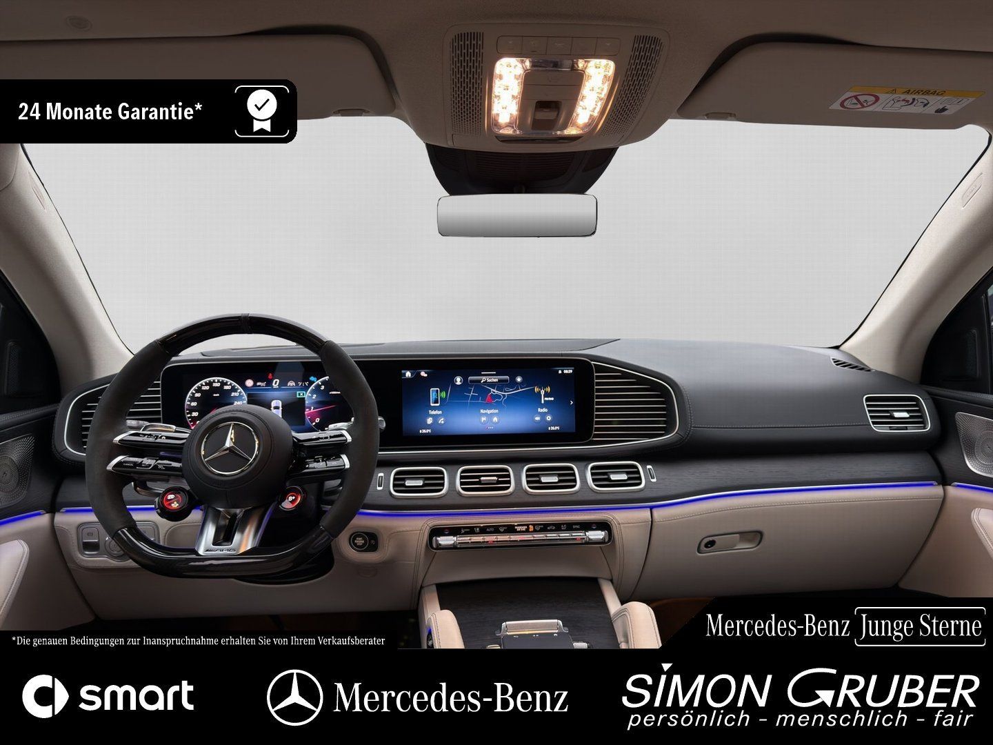 Fahrzeugabbildung Mercedes-Benz GLE 63 S 4M Coupé AMG HUD Sitzklima Massage 22``