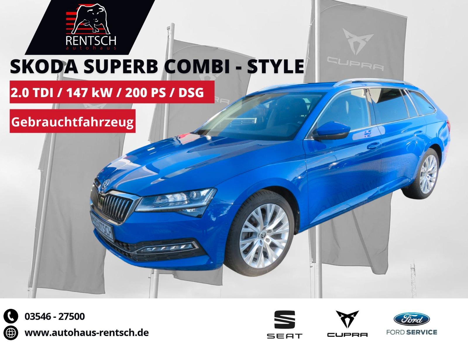 Skoda Superb Combi Style 2.0TDI*MATRIX*NAVI*360°*ALCAN