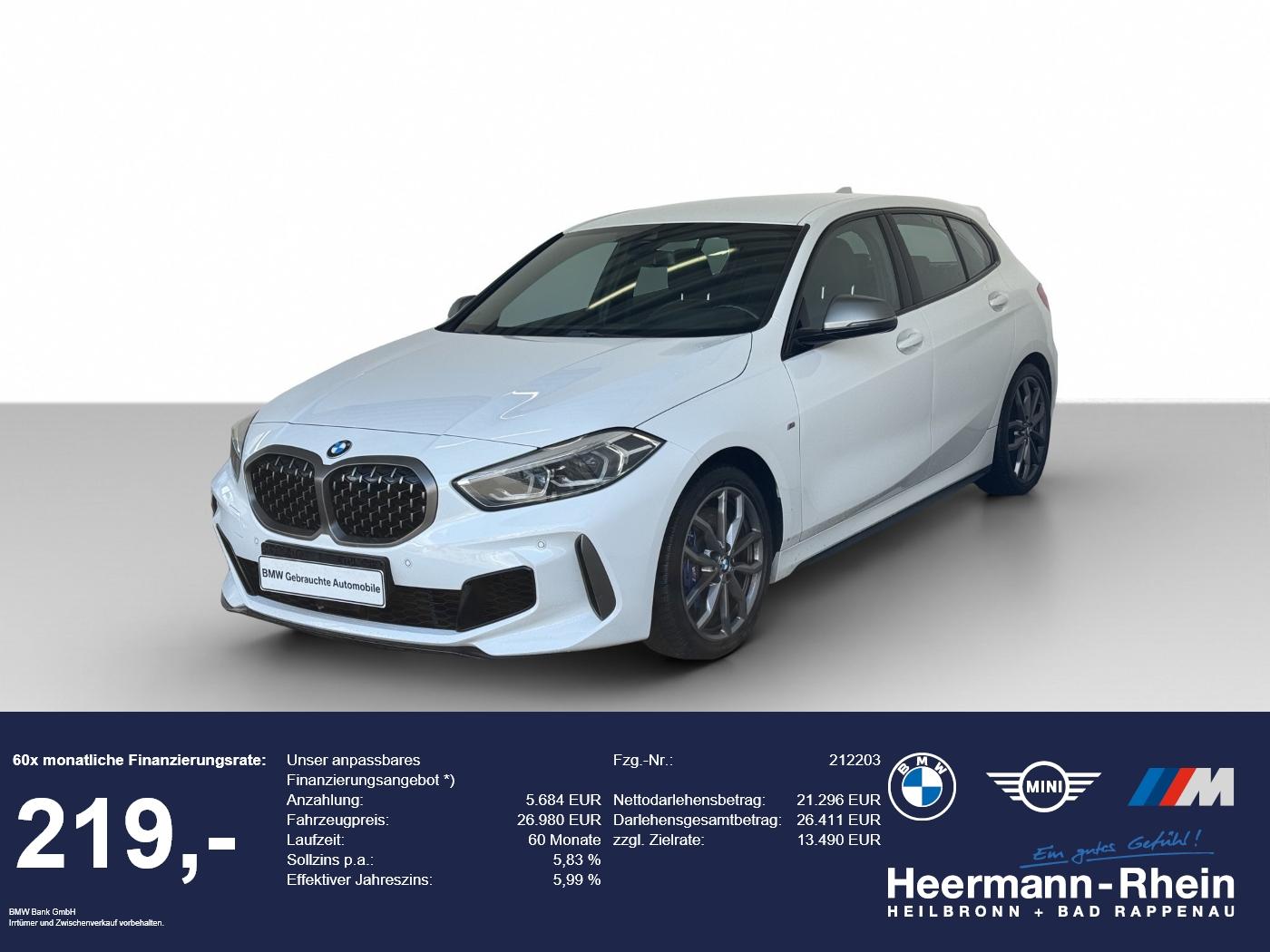 BMW M135iA xDrive 5-trg. M Paket LiveCock.LED.HUD.PD