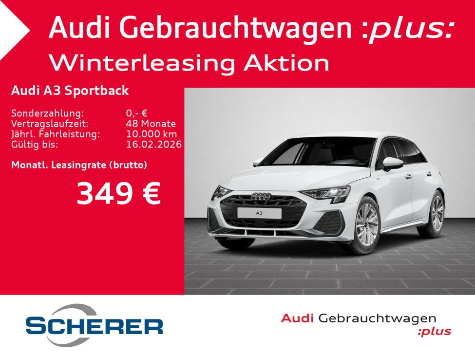 A3 Sportback 35 TDI S LINE ACC SITZHZG NAVI PLUS