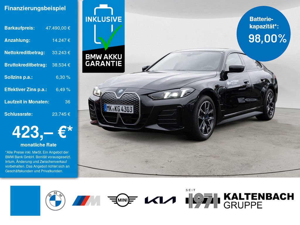 BMW i4 eDrive 35 Gran Coupe M-Sport FACEL. AHK 360°