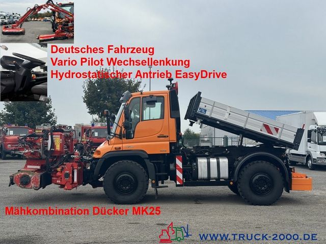 Unimog U 500 Vario Pilot EasyDrive Mähkombi Dücker MK25