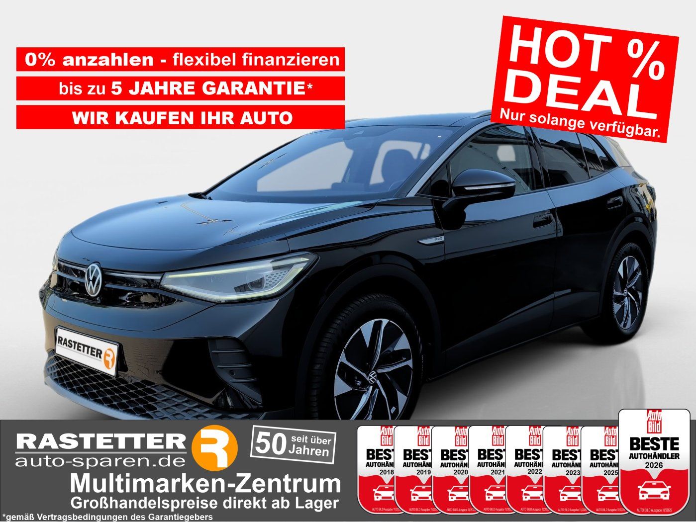 Volkswagen ID.4 Pro Perf. WP+Pano+HuD+AHK+Matrix+Kamera