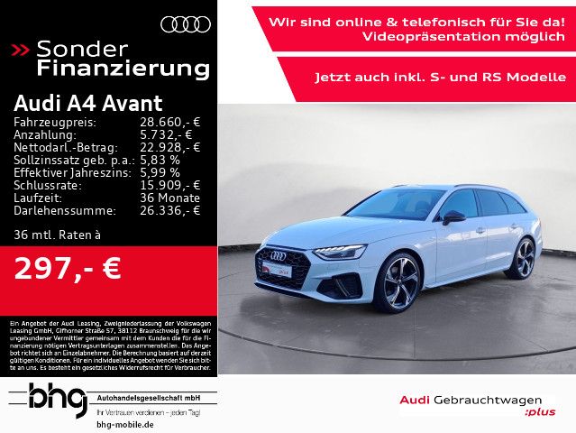 Audi A4 Avant 35 TFSI S tronic S line Navi connect vi