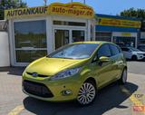 Ford Fiesta 1.6TDCI Titanium*5-Trg*2Hd*2xPDC*Garantie - Ford Fiesta: Grün