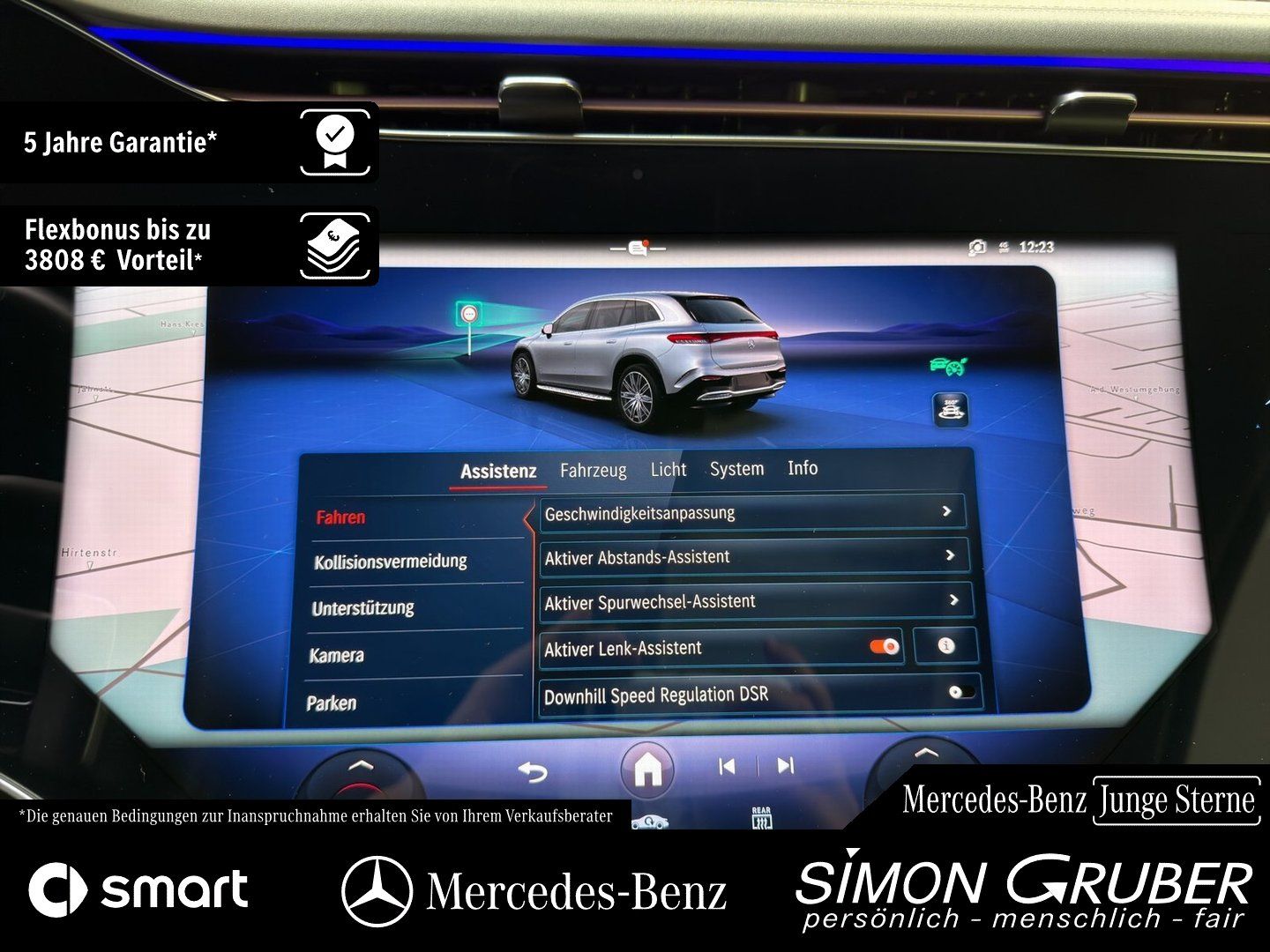 Fahrzeugabbildung Mercedes-Benz EQS 500 4M SUV AMG Hyper Fond-Entertain 7Sitze