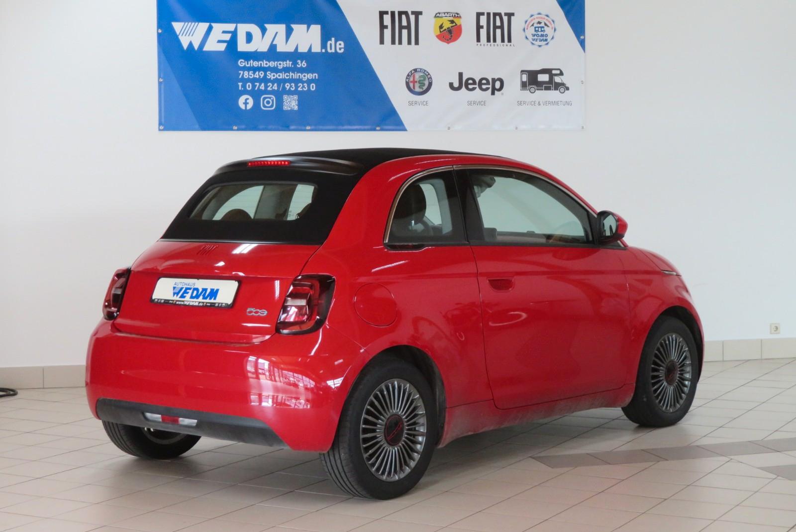 Fiat 500e Cabrio RED 42 kWh 118PS *Sitzheizung*