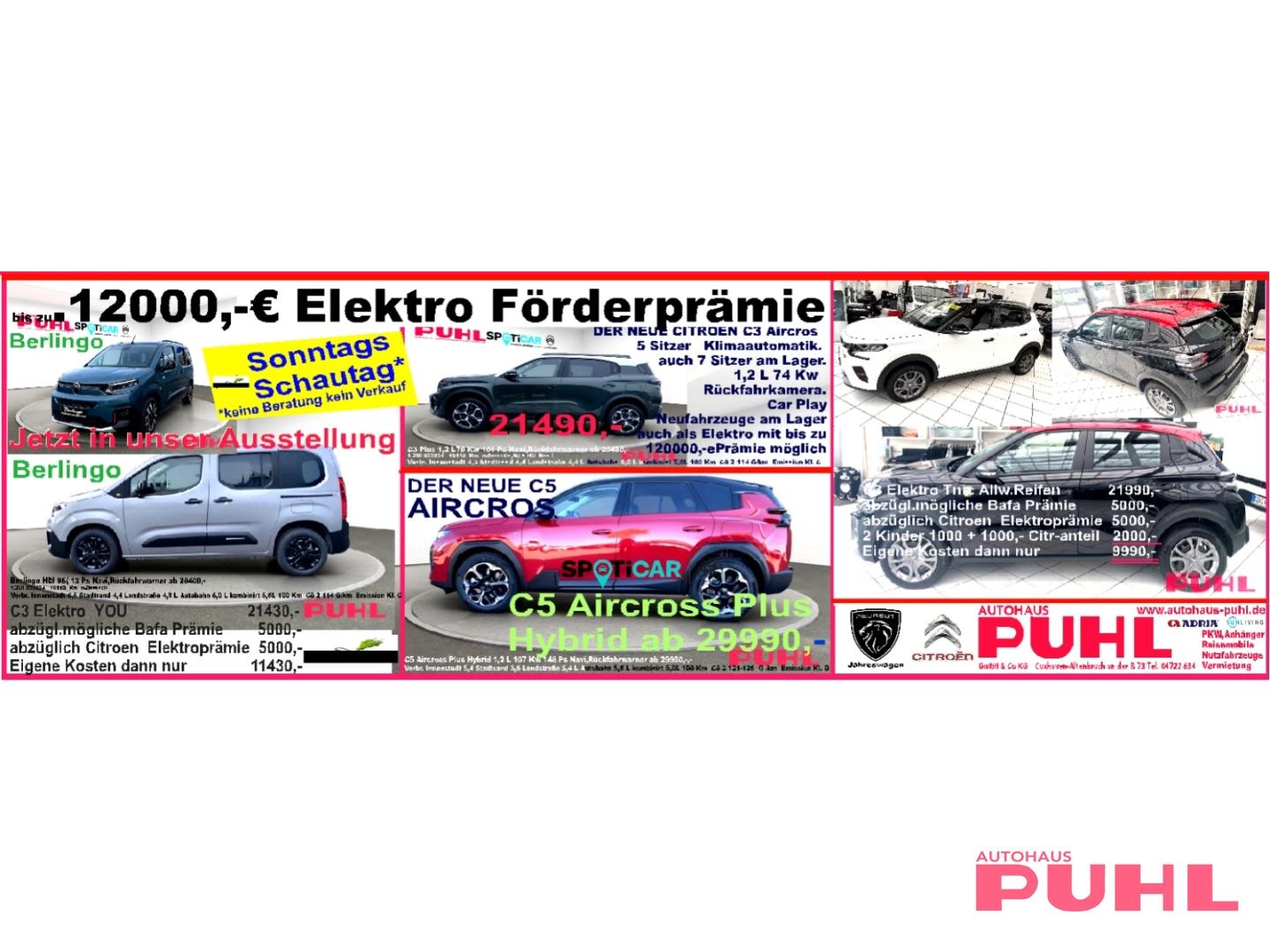 Citroën C3 e3  Team D  9.12.2026 ,Heckkamera,Aluräder,Si