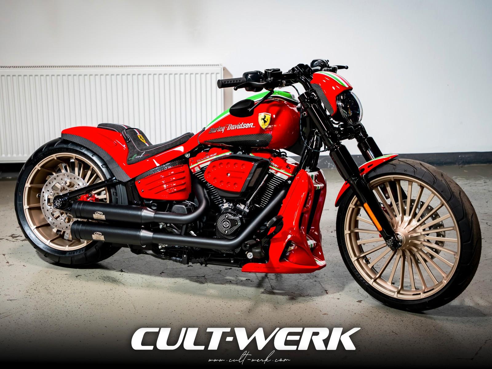 Harley-Davidson Breakout 117 2026 "Ferrari" by CULT-WERK