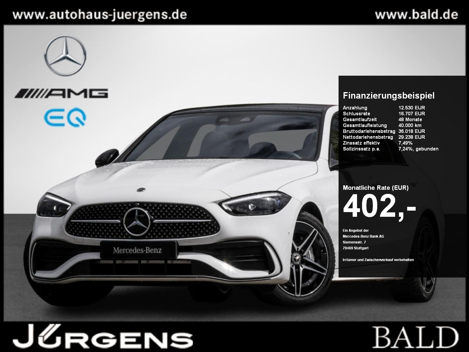 Mercedes-Benz C 180 AMG-Sport/Pano/Burm/DIGITAL/360/Distr/Memo