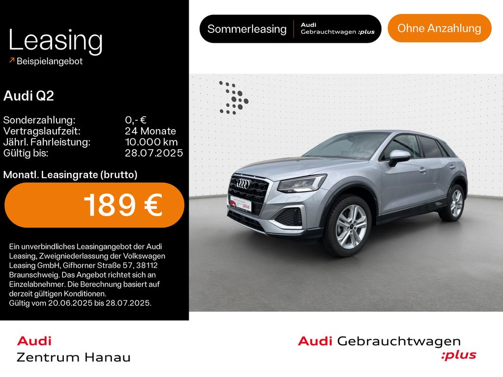 Audi Q2 30 TFSI advanced*LED*VIRTUAL*NAVI-PLUS*17ZOLL