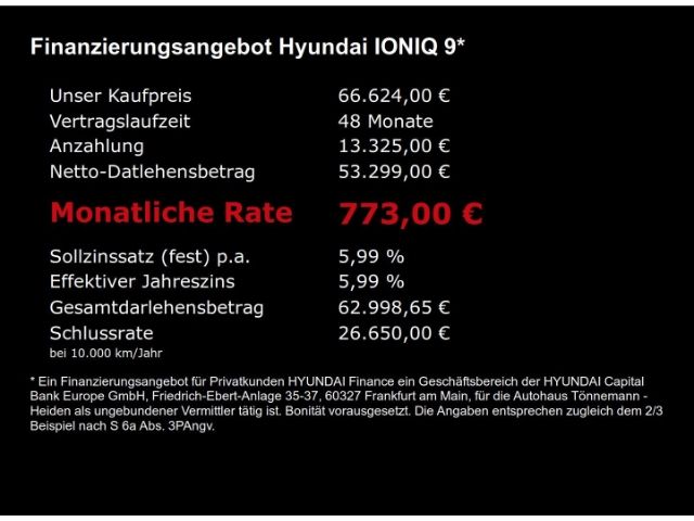 IONIQ 9 UNIQ 110kWh 4WD 6-SITZER+NAVI+360 GRAD K
