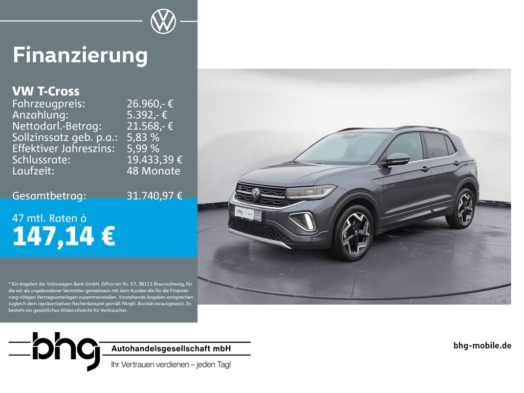 T-Cross 1.5 TSI R-Line Travel-Assist IQ.Drive LE