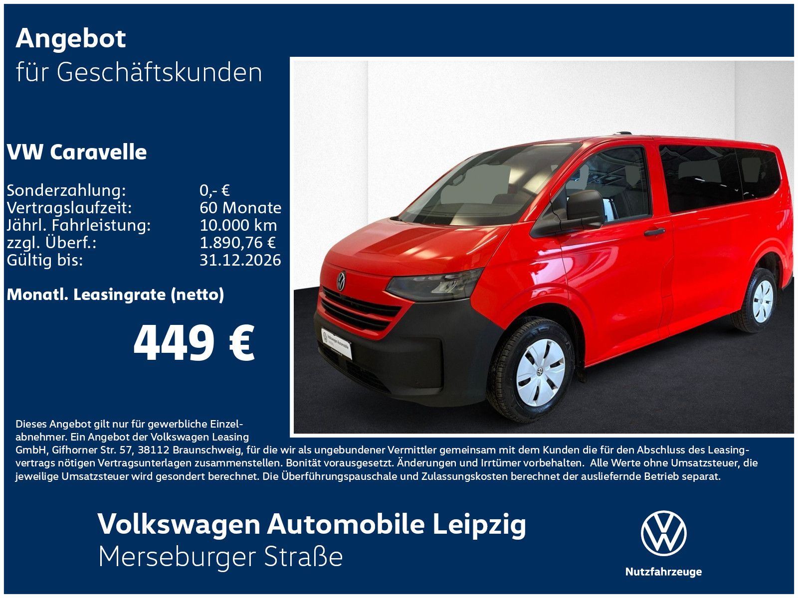 Volkswagen Caravelle 2.0 l TDI 110 kW Preisvorteil 14305 €