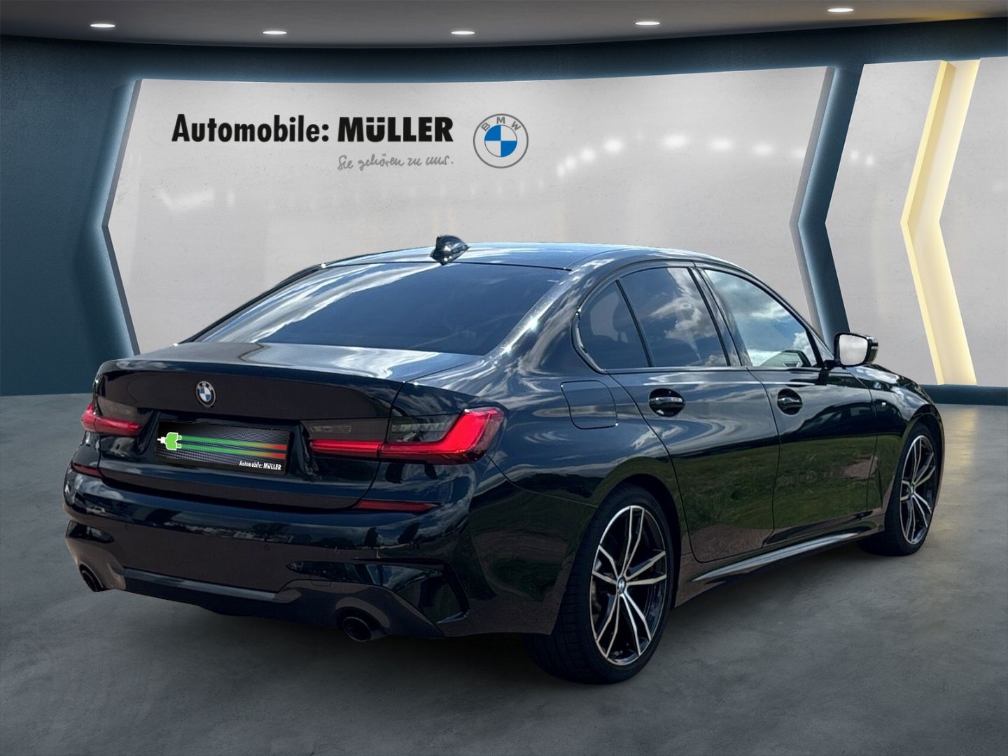 BMW 318 d Limousine M Sport Sportpaket Navi Leder Di foto 7
