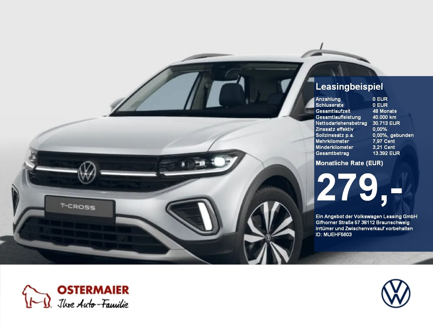 Volkswagen T-Cross Style 1.0TSI 116PS 6-Gang IQ.LIGHT,ACC,P