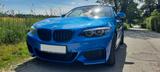 BMW 218i Cabrio M Sport  - blaue BMW 218