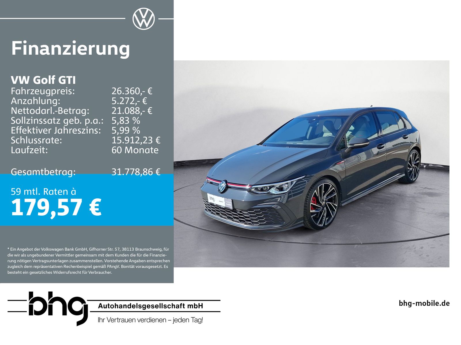Volkswagen Golf GTI 2.0TSI OPF DSG BusinessPrenmium Leder L