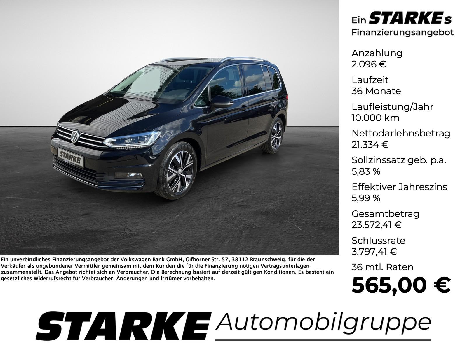 Volkswagen Touran 1.5 TSI DSG Highline  AHK Navi LED Kamera