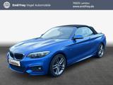 BMW 218d Cabrio M Sport LED* PDC* - blaue BMW 218