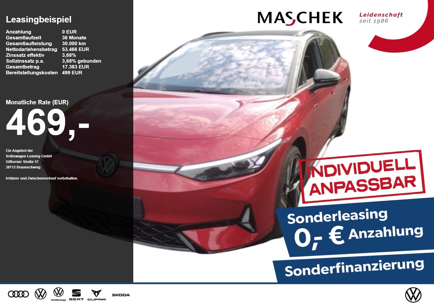 Volkswagen ID.7 Tourer GTX AHK Navi Panorama