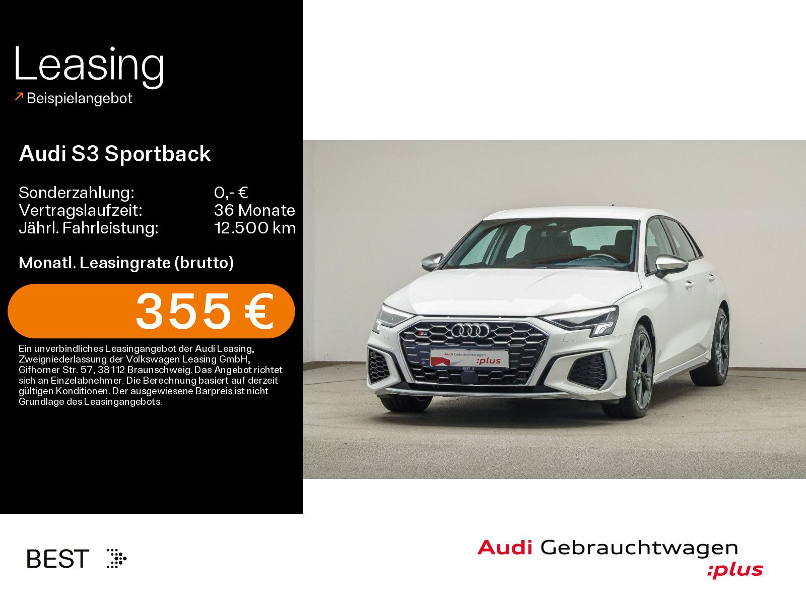 Audi S3 Sportback Navi, GRA, PDC