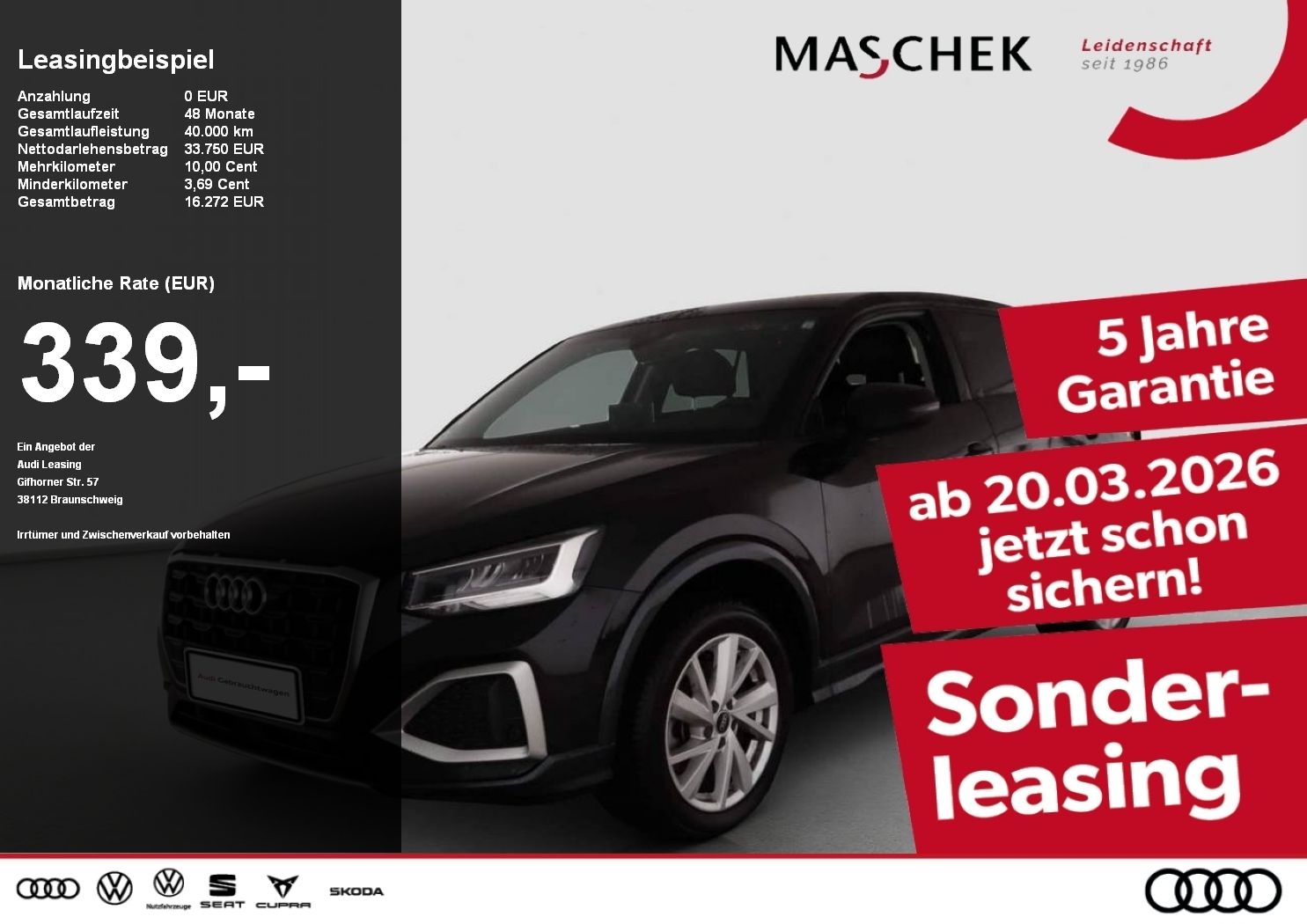 Audi Q2 Advanced 35 TDI VC Naviplus GRA Sitzh. AUT