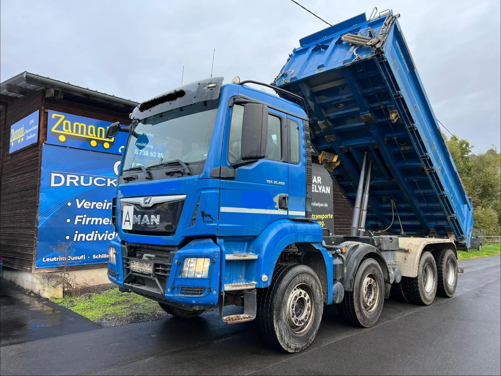 MAN TGS 32.460/8x4/Retarder/Meiller DSK/Tüv 07-2027