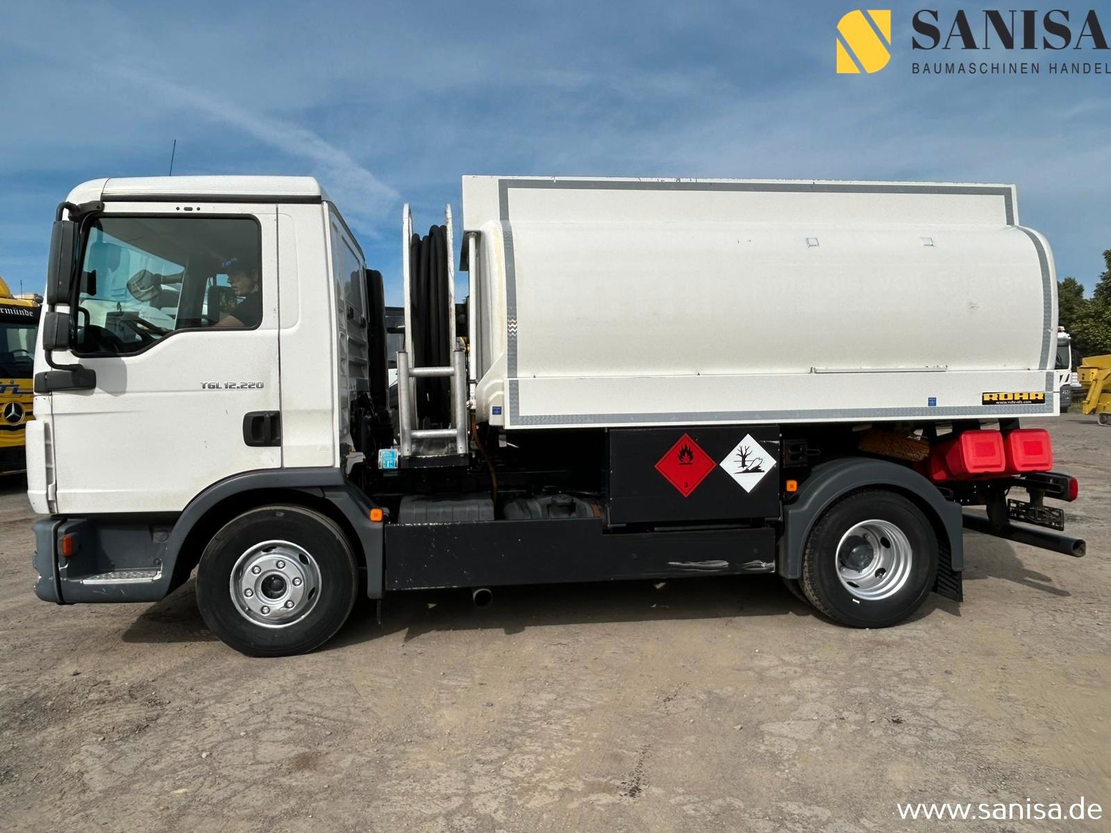 MAN TGL 12.220/2x Kammern/Rohr/Heizöl/Diesel/Benzin