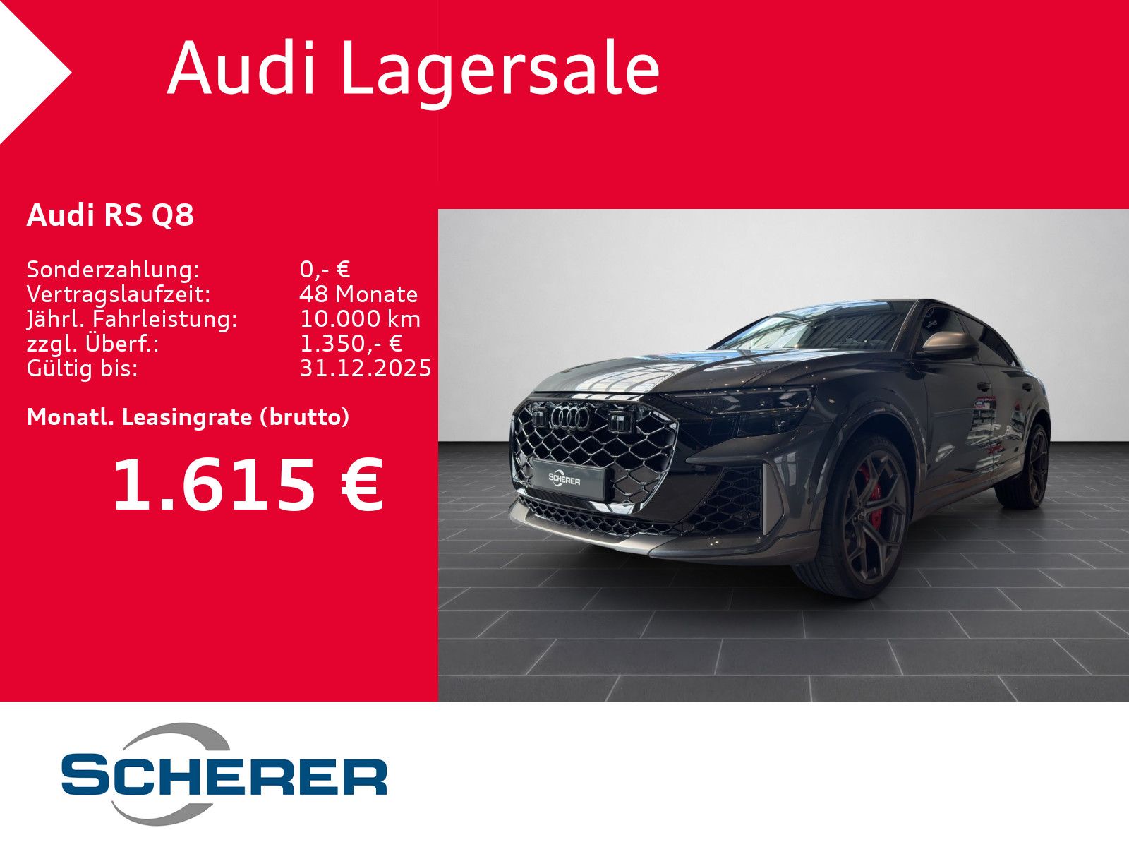 Audi RS Q8 SUV performance 471 kW tiptronic