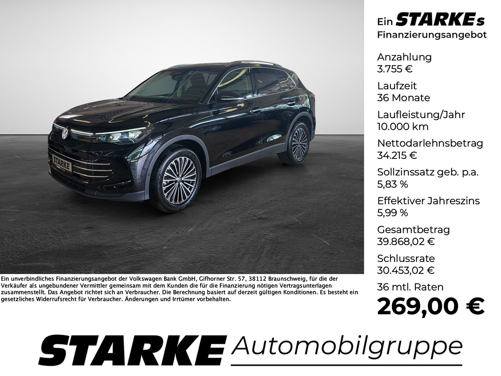 Volkswagen Tiguan 2.0 TDI DSG Elegance  Navi LED Kamera PDC