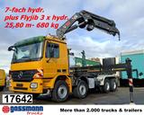 Mercedes-Benz Actros 4146 K 8x4/4, Retarder, Kran Hiab XS 477 - Mercedes-Benz Actros 4146