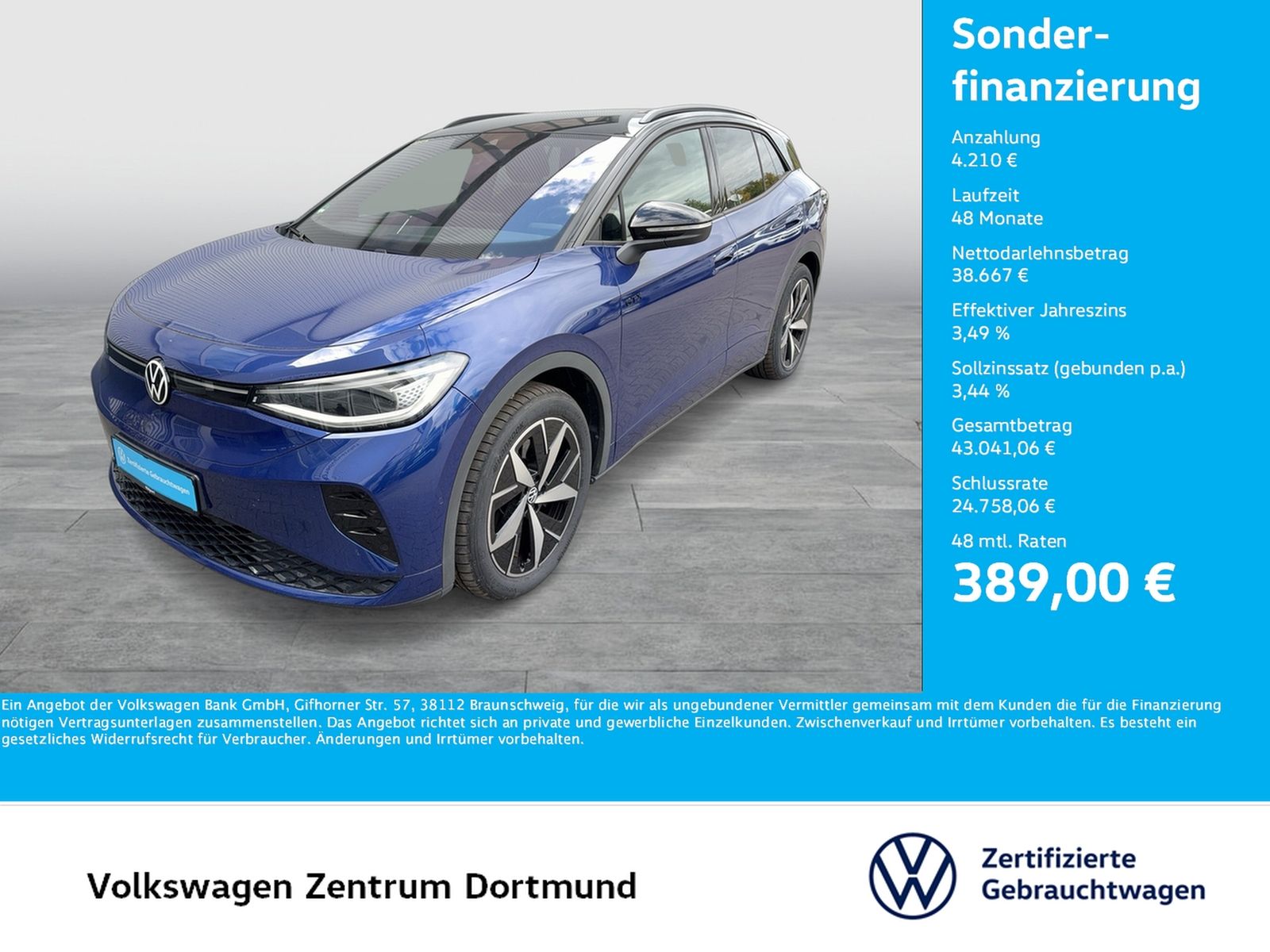 Volkswagen ID.4 GTX 4X4 WÄRMEPUMPE AHK CAM ACC LM20 MATRIX foto 1