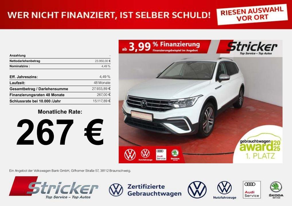 Volkswagen Tiguan Allspace Life 1.5TSI 267,-ohne Anzahlung