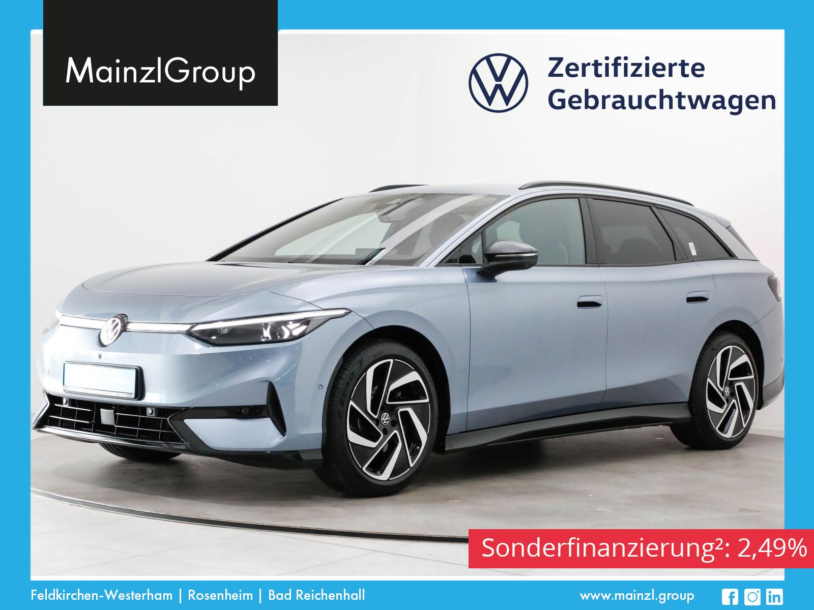 Volkswagen ID.7 Tourer Pro S 86kWh(91kWh) AHK WäPu 360° HUD foto 1