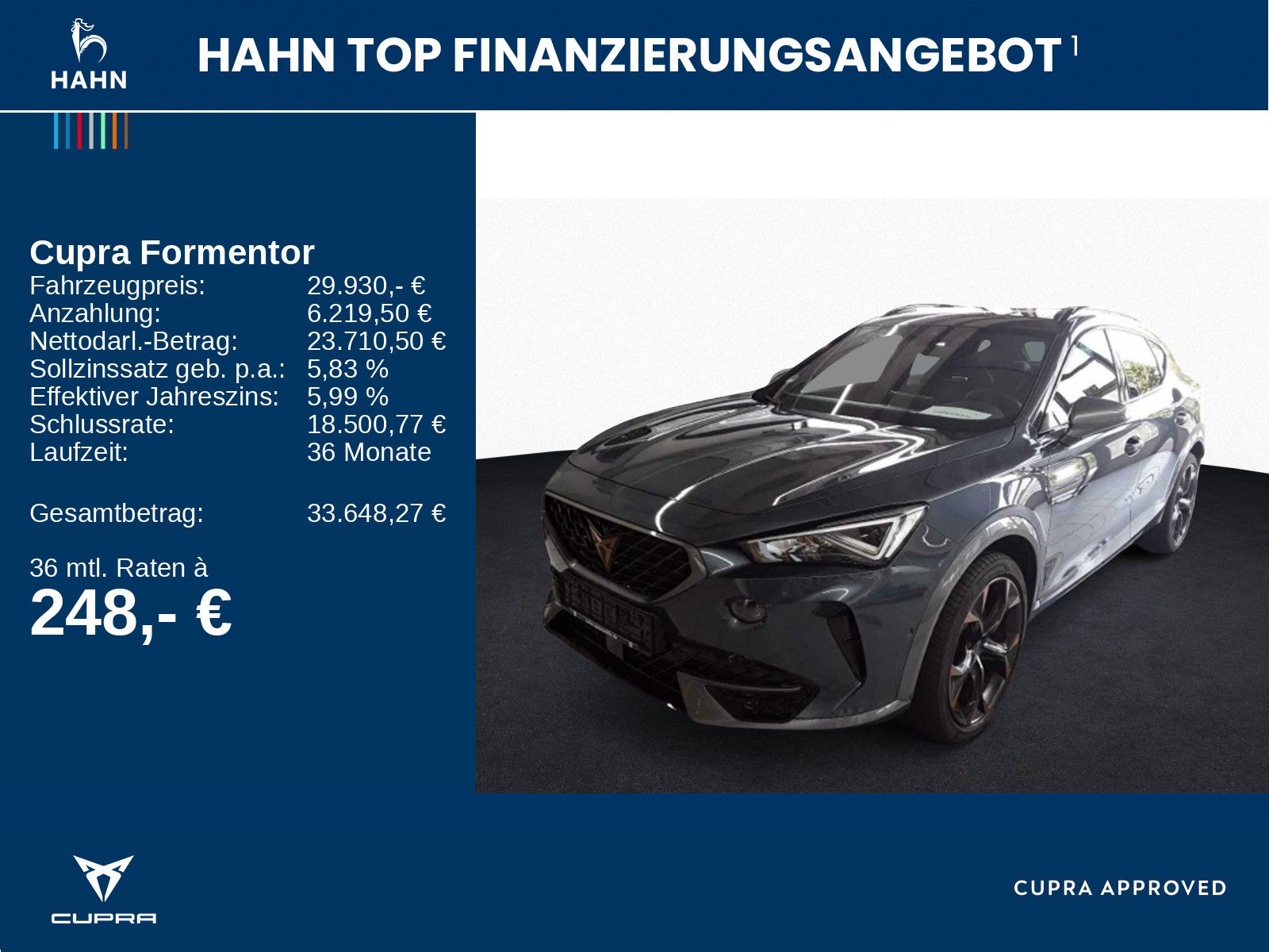 Cupra Formentor 2.0TSI DSG VZ Navi AHK LED ACC SHZ Cam foto 2