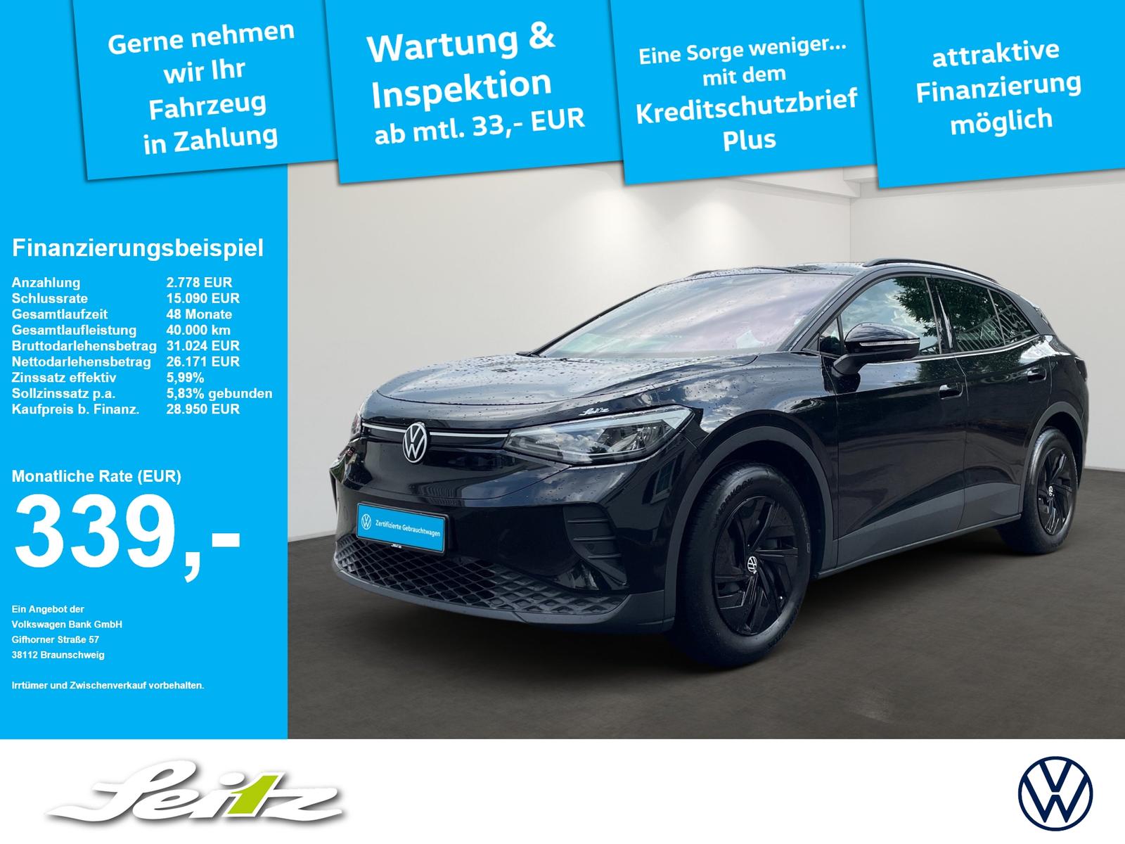 Volkswagen ID.4 Pure Performance *LED*NAVI*PARKSENSOR*SITZH