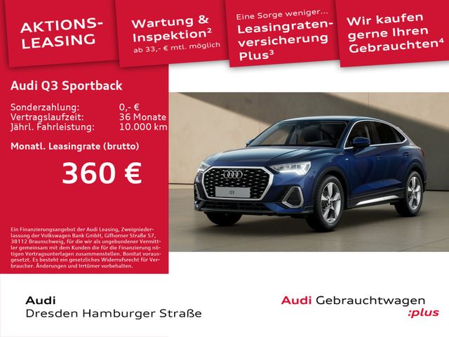 Audi Q3 Sportback 35 TFSI S line LED Navi AHZV