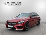 Mercedes-Benz C 450 AMG T 4M *DESIGNO*BURM*SITZKLIMA*HUD*SPUR* - mit Benzin-Antrieb: Rot, Vollleder, Kombi