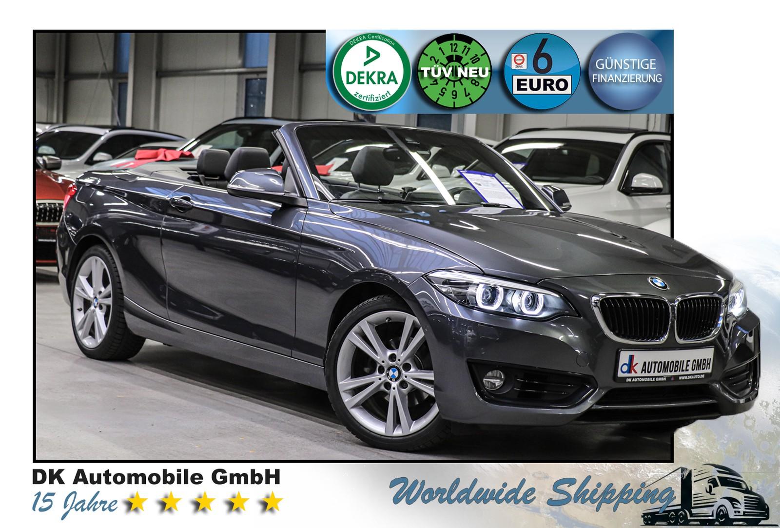 BMW 218i Cabrio Aut./ADVANTAGE/SPORTLENKRAD/LED/NAVI