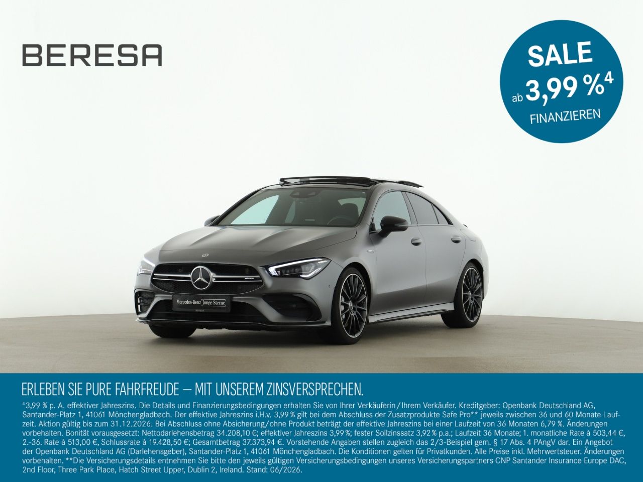 MERCEDES-BENZ CLA 35 AMG 4M Magno Night Aero Pano LED Kamera