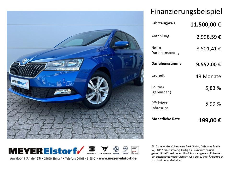 Skoda Fabia 1.0l MPI SOLEIL - Climatronic - beh. Sitze