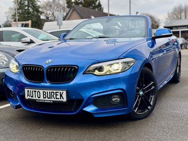 BMW 218dA Cabrio M Sport Navi LED Leder AHK RüK DAB