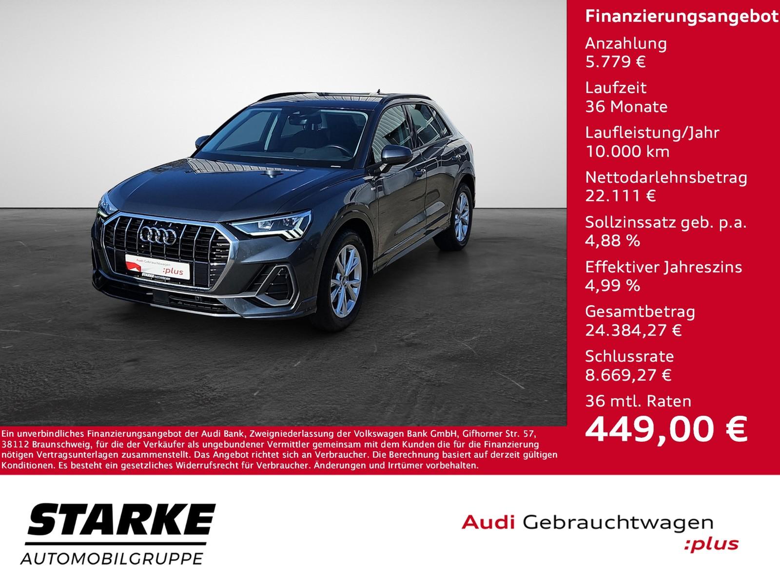 Audi Q3 35 TDI S tronic S line NaviPlus LED APS SHZ