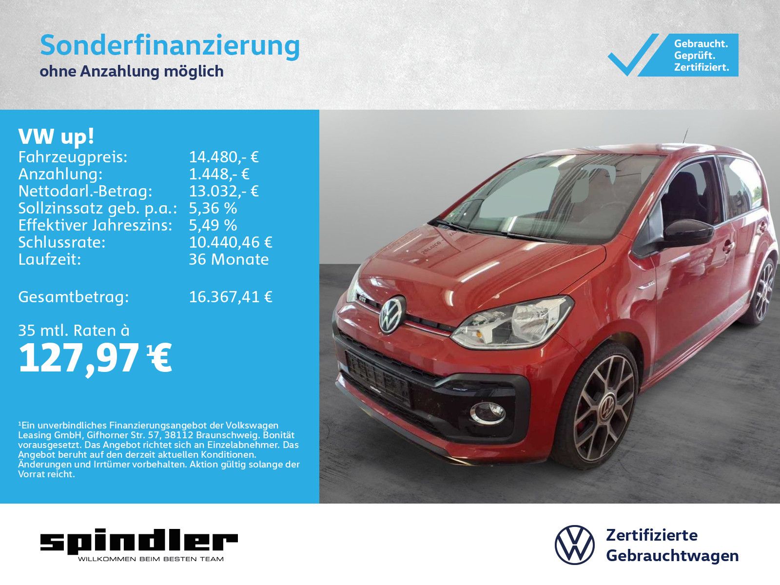 Volkswagen up! - Bild 1