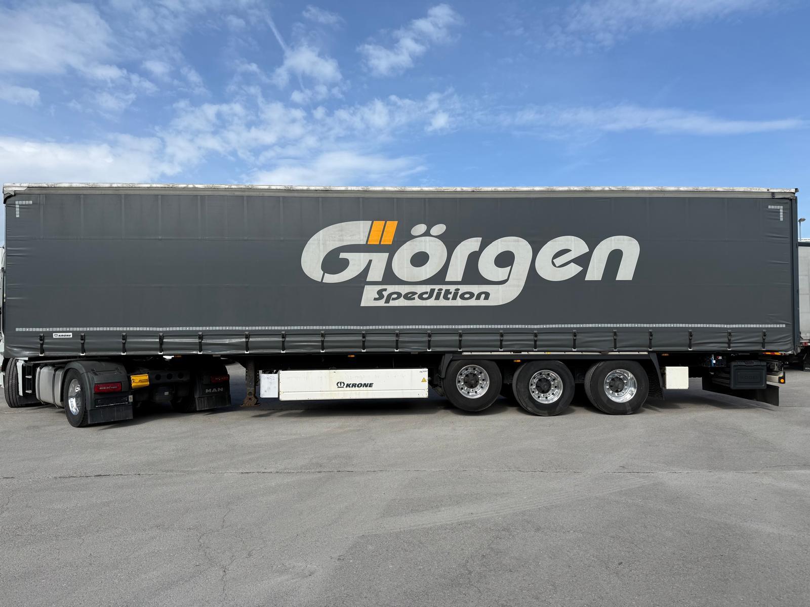 Krone  3 Achs Baustoff Rungentaschen ALCOA Lift TÜV26!