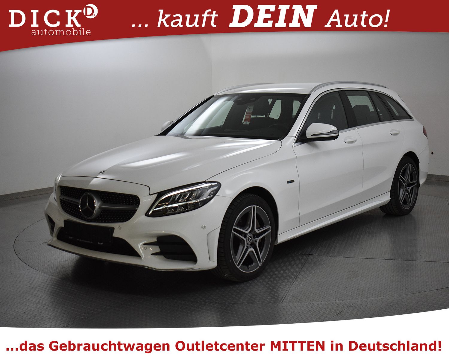 Fahrzeugabbildung Mercedes-Benz C300e T 2X AMG Line WIDESC+ALCANT+LED+STDHZ+ACC+